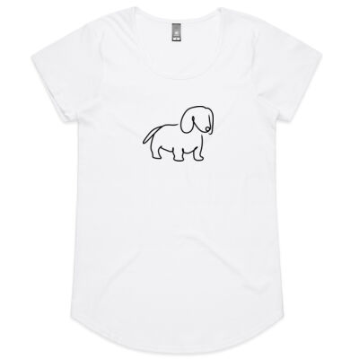 Dachshund - Women's Tee, Scooped Neck Thumbnail