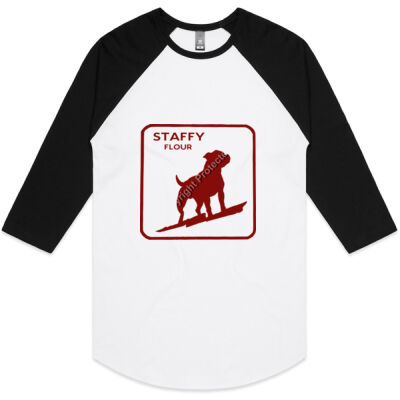 Staffy - Unisex Raglan Thumbnail