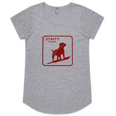 Staffy - Women's Tee, Scooped Neck Thumbnail