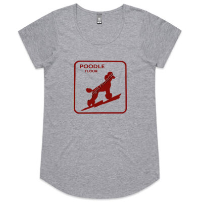 Poodle - Women's Tee, Scooped Neck Thumbnail