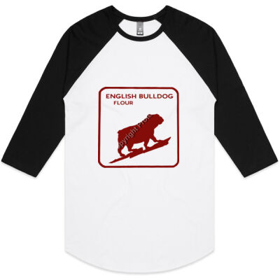 English Bulldog - Unisex Raglan Thumbnail