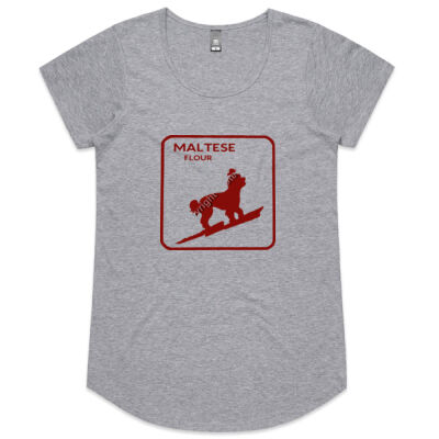 Maltese - Women's Tee, Scooped Neck Thumbnail