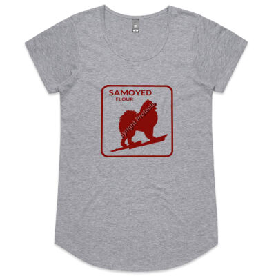 Samoyed - Women's Tee, Scooped Neck Thumbnail