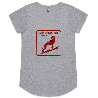 Greyhound - Women's Tee, Scooped Neck Thumbnail