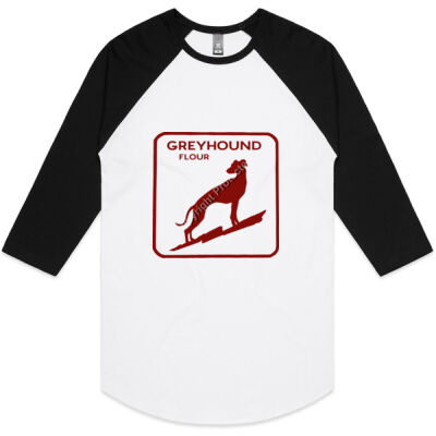 Greyhound - Unisex Raglan Thumbnail