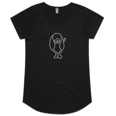 Basset Hound - Women's Tee, Scooped Neck Thumbnail