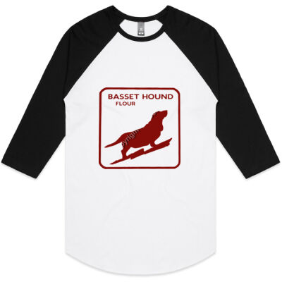 Basset Hound - Unisex Raglan Thumbnail